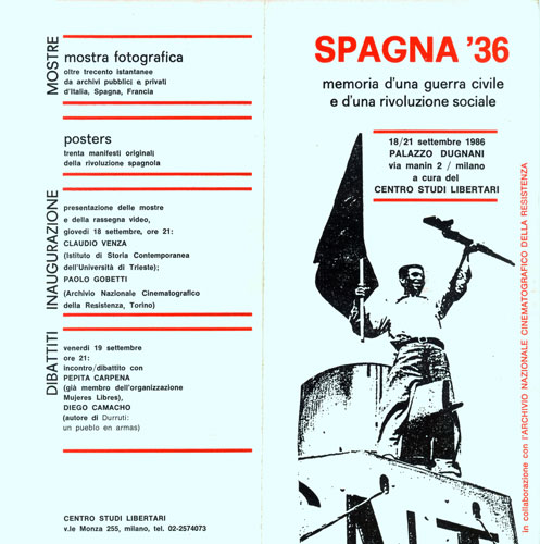 Programma seminario "Spagna '36"