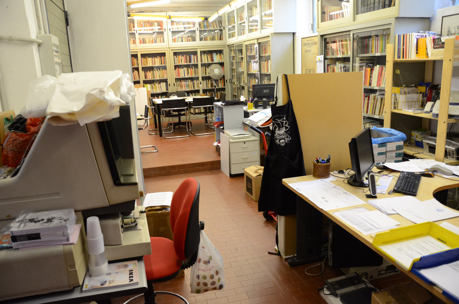 La sede di elèuthera in Via Rovetta 274, dal 1986 al 2015